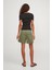 JJXX Jxmaddy Kadın Yeşil Bermuda Şort 12253014-Aloe 15