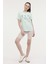 WL ADELISA-B 11GFK300 4FX Yeşil Kadın Kısa Kol T-Shirt 8