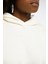 Lux Oversızed Hoodıe Ekru Kadın Sweatshirt 12