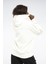 Lux Oversızed Hoodıe Ekru Kadın Sweatshirt 13