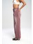 Volme Yıkamalı Bordo Jean Pantolon 3