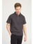 Siyah Erkek Polo T-Shirt W7Nq20528633W Fermuarlı Polo T-Shir 3