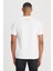Erkek Beyaz Yuvarlak Yaka Tişört 5
