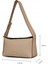 Çapraz Askılı Kadın Çanta Bej Us25203 13