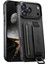 iPhone 17 Pro Max Için Litchi Deri Telefon Kılıfı (Yurt Dışından) 1