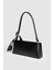 Lagraccio Paris Kadın Saza Fular Detaylı Baget Çanta Siyah 1