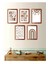 5 Adet Modern Çocuk Odası Çerçeve Görünümlü Mdf Tablo Set 1