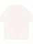 Baskılı Oversize Bisiklet Yaka T-Shirt - Beyaz 5