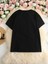 Baskılı Oversize Bisiklet Yaka T-Shirt - Siyah 5