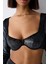 Shinny Velvet Uzun Kollu Siyah Croplet 14