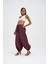 Velora Bordo Poplin Şalvar Pantolon 3