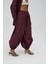 Velora Bordo Poplin Şalvar Pantolon 4