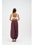 Velora Bordo Poplin Şalvar Pantolon 5