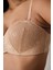 Push Up Lace Dantel Bej Straplez Sütyen 16