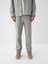 Erkek Bej Esnek Dokulu Regular Fit Jogger Pantolon 2
