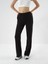 Kadın Siyah Modal Dokulu Regular Fit Sweat Pantolon 2