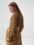 Kadın Camel Formunu Koruyan Regular Fit Trençkot 4