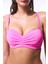 Pembe Lotus Bright Balenli Balconette Bikini Üstü 9