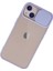 iPhone 13 Kılıf Palm Buzlu Kamera Sürgülü Silikon - Lila 3