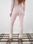 Kadın Ekru Esnek Dokulu Slim Fit Tayt 4