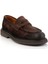 Kahve Hakiki Deri Erkek Loafer Ayakkabı E01901495302 2