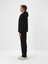 Erkek Siyah Pamuk Dokulu Oversize Sweat Pantolon 3