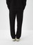Erkek Siyah Pamuk Dokulu Oversize Sweat Pantolon 5