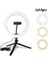 Buffer® 8inç 20CM Youtube Instagram Tiktok Selfie Stüdyo Video Fotoğraf Ring Light Tripod LED Halk 6