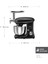 1900W Stand Mikser, 5,5 Lt, Çok Fonksiyonlu, Siyah, Kıyma ve Köfte Aparatı 2