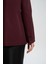 Volda Yaka Detay Bordo Blazer 8