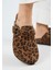 Leopar Desenli Kışlık Terlik 5