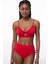 Kırmızı High Fashion Yüksek Bel Bikini Altı 14