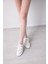 Beyaz File Külotlu Çorap 16