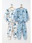 Uçak Desenli 2'li Erkek Çocuk Pijama Takımı 1