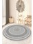 Yuvarlak Yıkanabilir, Kaymaz Tabanlı, Salon - Oturma Odası Halısı - SFTKECE053YUVARLAK 2