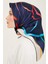 Çiçek Desenli Twill İpek Eşarp 24Ya9115 31 06 7