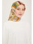 Soyut Desenli Twill İpek Eşarp 24Ya9107 50 32 5