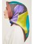 Geometrik Desenli Twill İpek Eşarp 24Ya9125 83 53 7