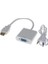 HDMI To VGA Çevirici Beyaz Renk HDMI Bağlantılı Cihazlar İçin Uyumlu 3