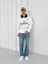 Realmadrid Polo Yaka Siyah/beyaz Taraftar Oversize Trend Sweatshirt 3