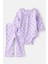 Kız Bebek Mor Body Pantolon 1