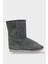 Classic Orta Boy Kadın Süet Bot & Bootie GRİ 4