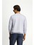 Bisiklet Yaka Regular Fit Nakışlı Pamuklu Sweatshirt 1