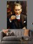 Fincan Tutan Atatürk Dekoratif Kanvas - Mdf Ahşap Tablo 3