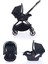 2099 Mios Premium Travel Sistem Bebek Arabası Siyah 5