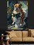Tuvalette Kitap Okuyan Bulldog Dekoratif Kanvas - Mdf Ahşap Tablo 4