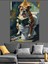 Tuvalette Kitap Okuyan Bulldog Dekoratif Kanvas - Mdf Ahşap Tablo 5