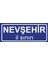 Nevşehir Il Sınırı Plakası , Dekoratif Aliminyum Levhaya Baskı 8*20CM 1