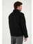 Slim Fit Ceket Yaka Astarlı Kaşe Kaban Erkek Kaban 58400347 7