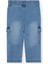 Kız Çocuk Kargo Cepli Denim Pantolon 3